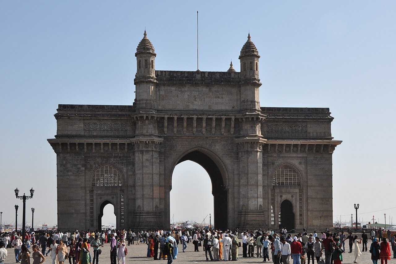The Gateway of India arch in Mumbai